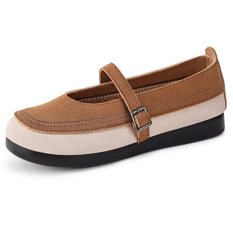 Women's casual shoes, shallow opening, one-step mom shoes, new summer breathable and non-stuffy women's single shoes, versatile lazy shoes Item Picture
