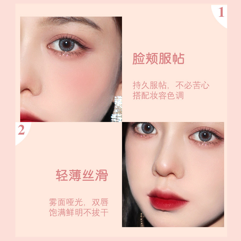 NOVO Xin Mu Air Mist Lip Gloss anti-sweat and color-changing ODM Lip gloss OEM Specification drawing