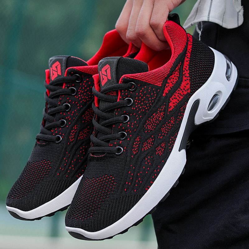 Spring new casual sports shoes for men, factory soft-soled student air-cushioned shoes, Feizhi sports shoes for men details Picture