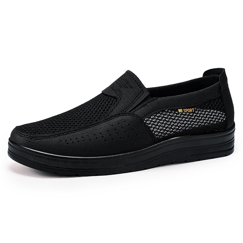 Men's casual shoes, cross-border one-step dad shoes, soft-soled old Beijing cloth shoes, breathable single shoes, versatile men's shoes Item Picture