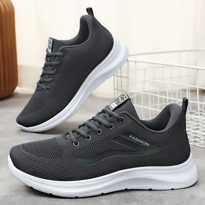 Men's private domain gift shoes, solid color versatile sports casual shoes, men's shoes, breathable and non-smelly feet, dad shoes, men's shoes Specification drawing