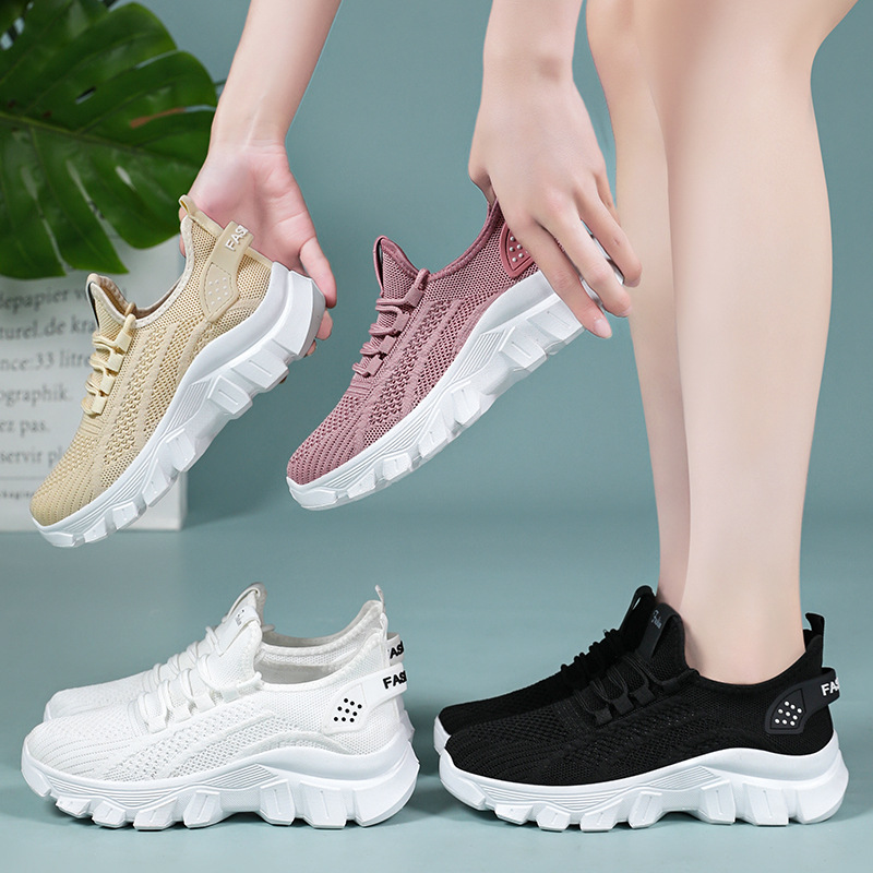Women's casual shoes, breathable mesh shoes with soft soles, comfortable and not tiring to the feet. Women's single shoes, summer shoes, cross-border consignment Application Scenario