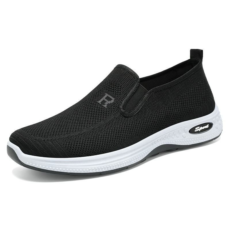 Men's casual shoes, breathable mesh shoes, one-step lazy shoes, dad shoes, soft-soled comfortable single shoes, men's shoes Item Picture