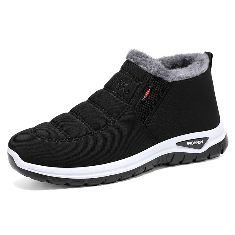 Wholesale cotton shoes for men, winter cross-border men's shoes, men's and women's same style snow boots, fleece and thickened outdoor ankle boots, senior shoes Item Picture