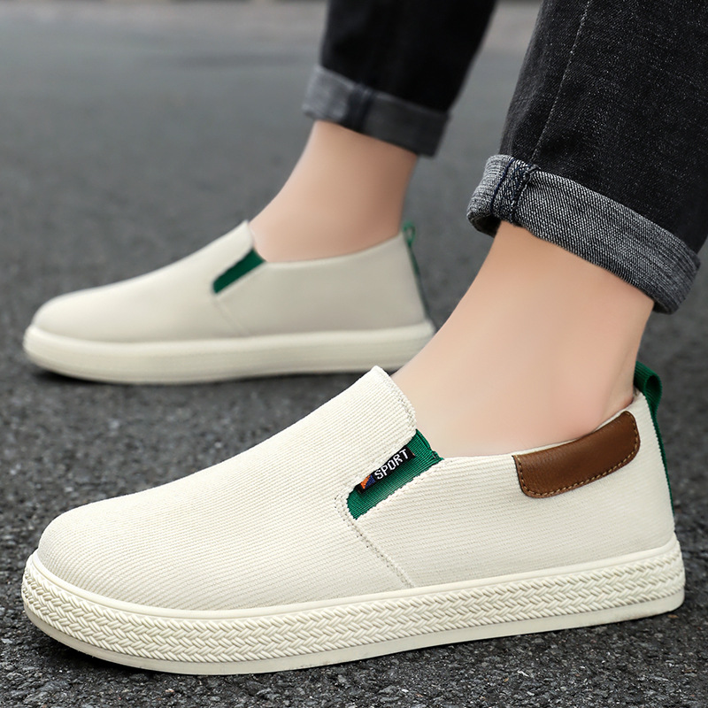 Men's casual shoes, a pair of old Beijing cloth shoes, versatile and breathable, single shoes with soft soles, dad shoes, and flying woven men's shoes Application Scenario