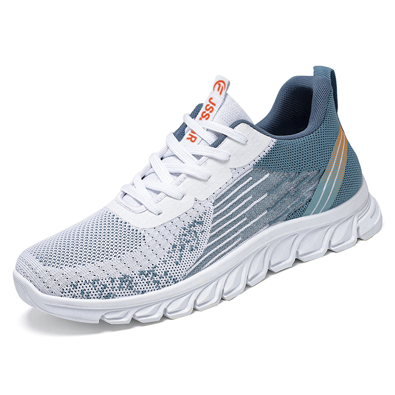 sneakers for men's spring new style foreign trade men's shoes, lace-up running shoes, fashionable and trendy sports shoes for men Item Picture