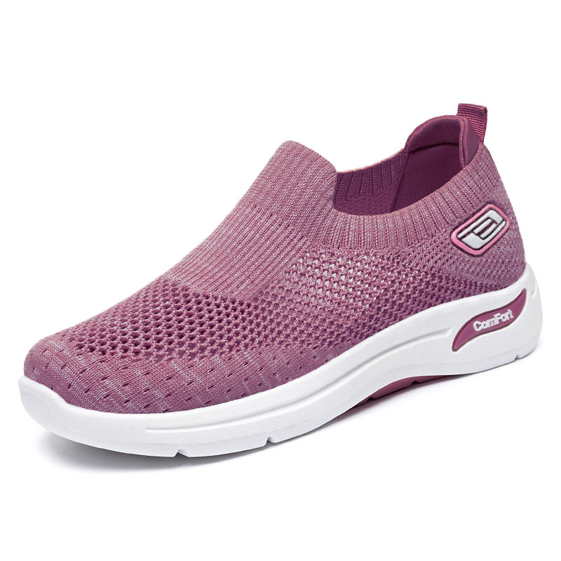 Summer new cross-border trade casual mom shoes for women, Douyin same style socks, net shoes, soft-soled sports shoes for women Item Picture