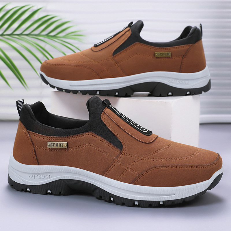 Men's casual shoes, cross-border large-sized foreign trade men's shoes, one-foot dad shoes, outdoor walking shoes, men's shoes Application Scenario
