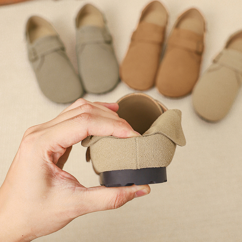 The new Spring/Autumn 2024 collection of Boken women's casual shoes is a versatile, soft-soled, soft leather, comfortable and lazy single shoe Specification drawing