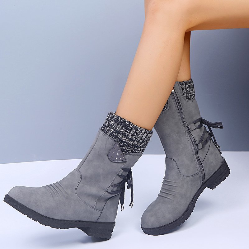 Cross-border foreign trade women's shoes new spring 2023 new Amazon stock short boots, Dr. Martens boots, European and American woolen boots Application Scenario