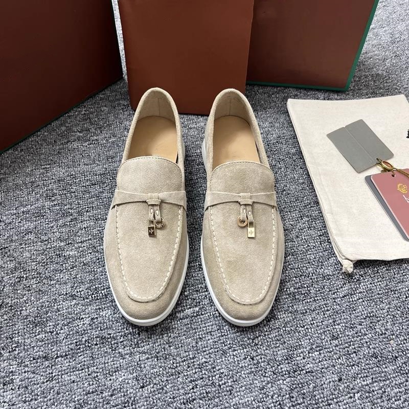LP Single-shoe Women 2024 British style casual flat fringed buckle versatile soft-soled comfortable loafers details Picture