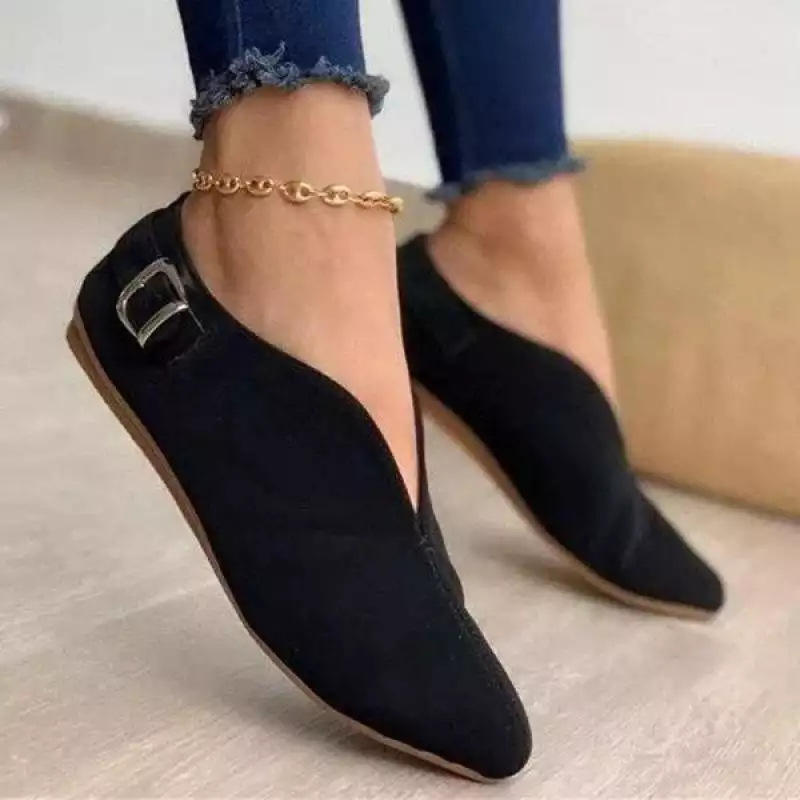 New large-sized export women's shoes for lazy people, 2022 new comfortable flat single shoes, maternity shoes, in stock for all four seasons Application Scenario