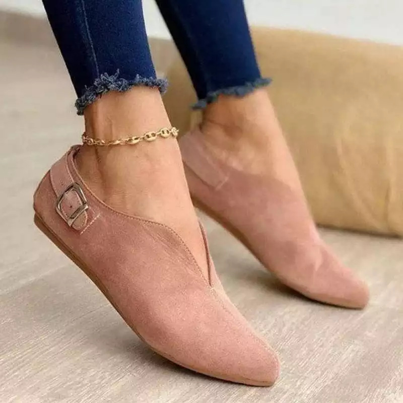 New large-sized export women's shoes for lazy people, 2022 new comfortable flat single shoes, maternity shoes, in stock for all four seasons details Picture