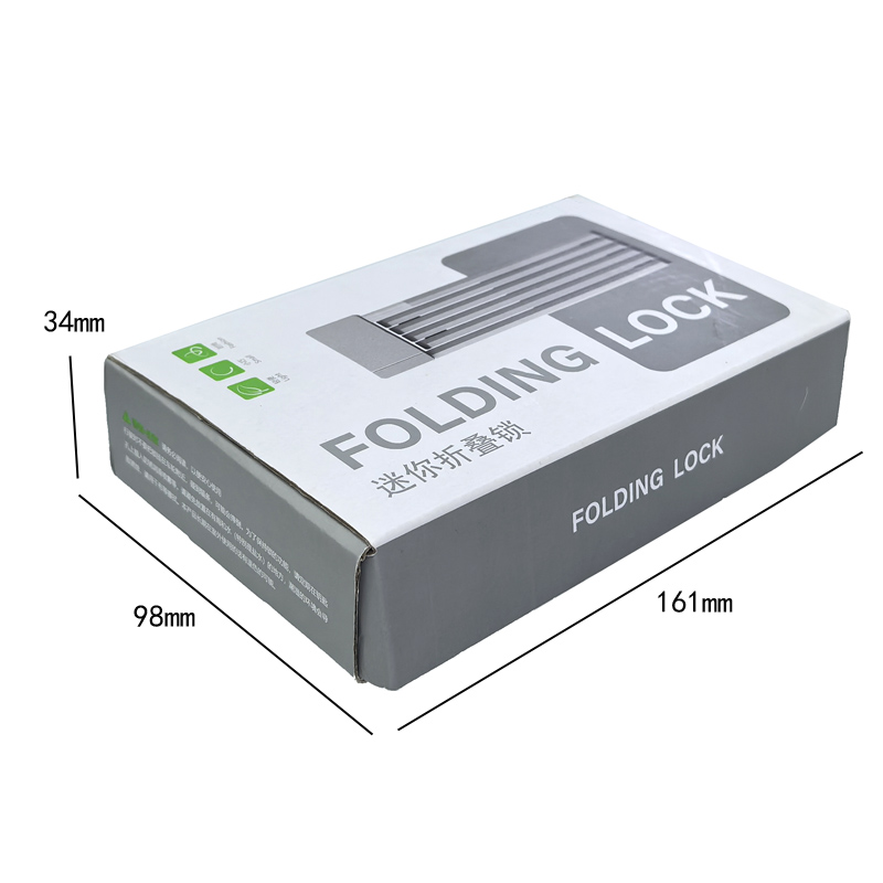 BG-0526 Six-section folding lock, bicycle folding lock, anti-theft joint lock, bicycle lock, riding equipment, electric motorcycle chain lock pic 17