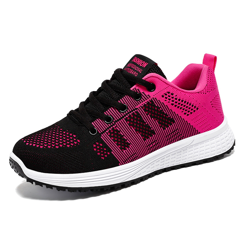 Cross-border women's shoes versatile spring new Feizhi sports shoes, foreign trade women's shoes, soft-soled casual student running shoes Item Picture