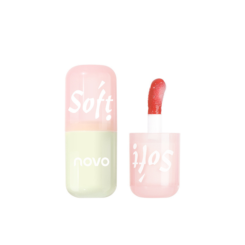 NOVO Mirror Water Light Ice Crystal Essence Lip Care Essence Lip Mask Low Saturation, chubby lips, natural Whitening Item Picture