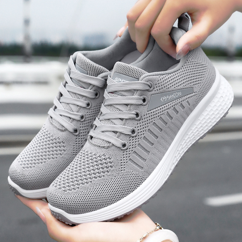 Women's walking shoes, versatile women's single shoes, breathable mesh shoes, shoes for middle-aged and elderly mothers, soft-soled shoes that don't cause foot fatigue, casual shoes details Picture
