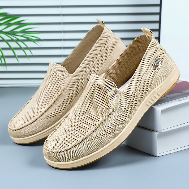 A middle-aged and elderly father's shoes, a pair of casual shoes, breathable and non-smelly, single shoes, old Beijing cloth shoes for a man details Picture