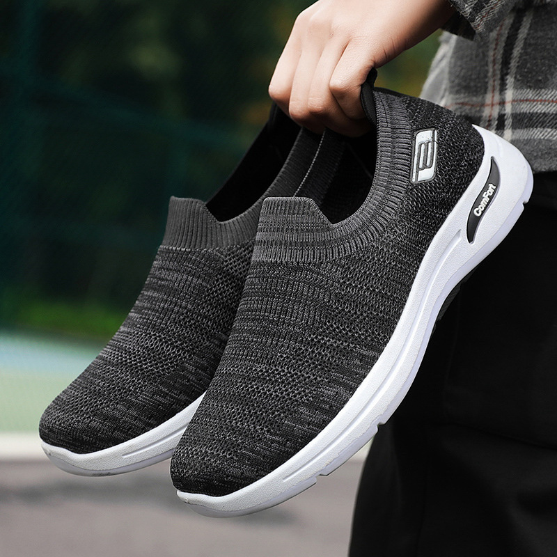 Men's shoes for foreign trade, casual shoes for one foot, breathable and non-smelly feet, dad shoes, men's shoes for middle-aged and elderly people full figure