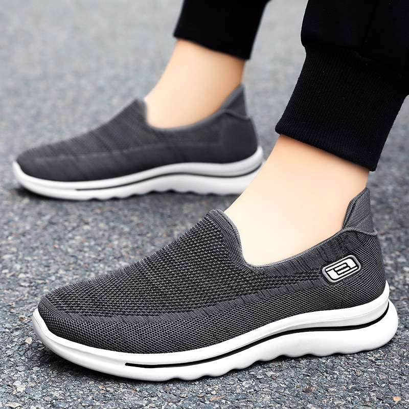 Men's dad shoes, middle-aged and elderly walking shoes, unisex couple casual shoes, men's shoes, breathable and non-smelly, single shoes details Picture