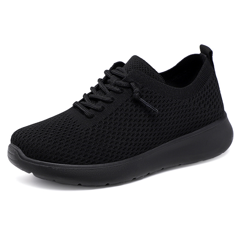 Men's casual shoes, cross-border trade men's shoes for Japan and South Korea, lightweight sports shoes, breathable and non-smelly feet, flying woven shoes, running shoes Item Picture
