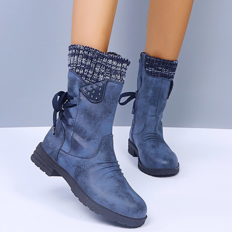 Cross-border foreign trade women's shoes new spring 2023 new Amazon stock short boots, Dr. Martens boots, European and American woolen boots Specification drawing