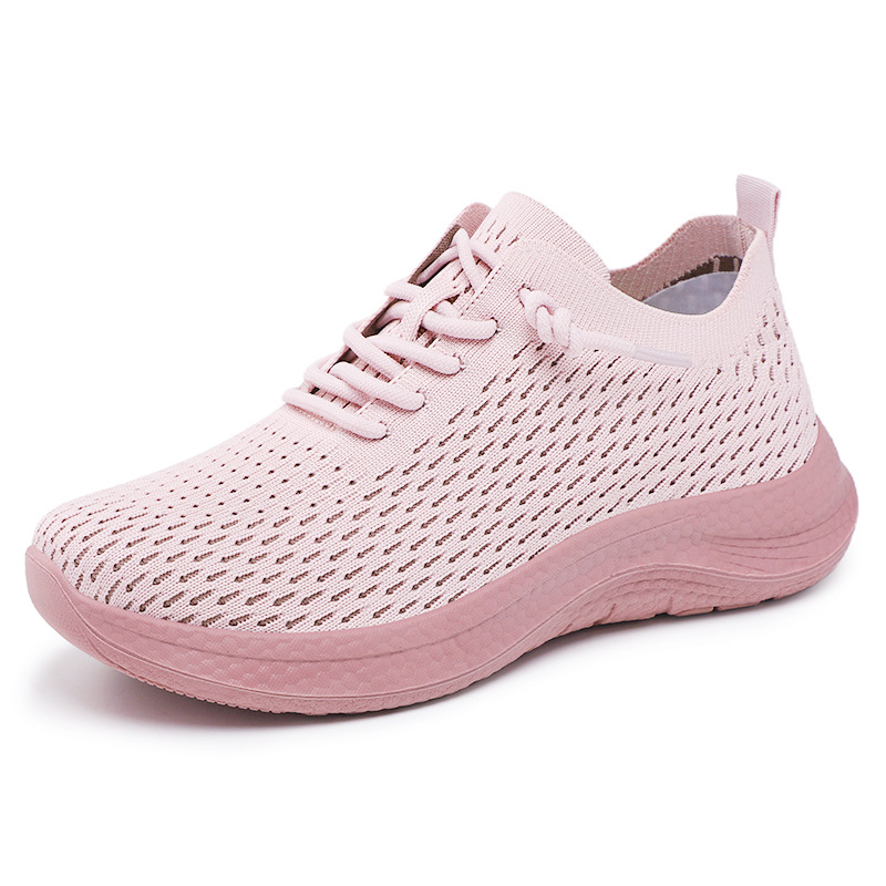 Women's shoes, versatile soft soles, not tiring to the feet, casual shoes, Japanese and South Korean export single shoes, light sports shoes, Feizhu mesh shoes Item Picture