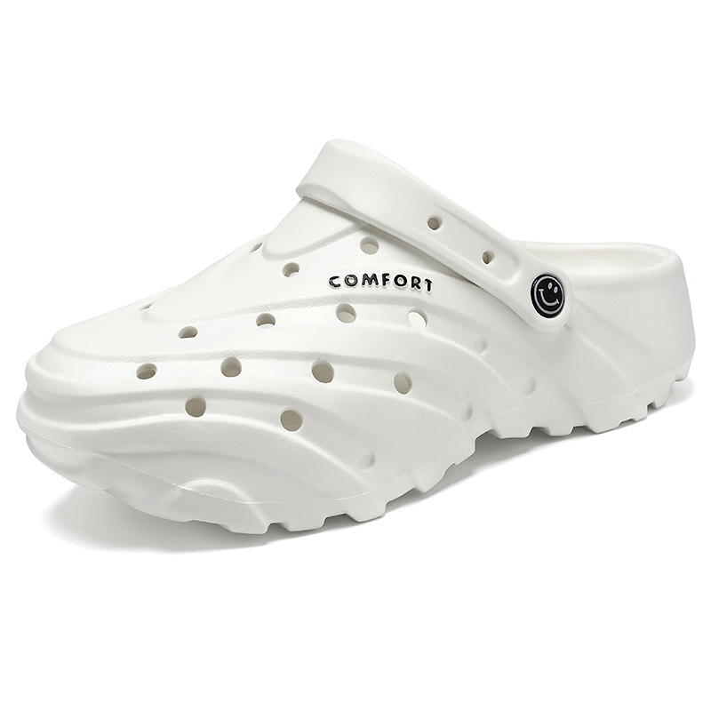 Men's clogs, EVA soft-soled flip-flops, breathable and non-stuffy sandals, thick-soled, fashionable and versatile casual shoes Item Picture