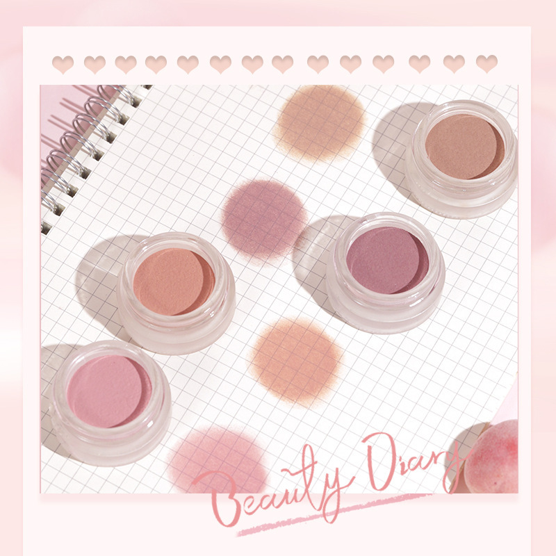 NOVO Blush Mud Cream for natural, supernatural, pure and cute cheeks, blue and purple for contouring and brightening, Blush powder for natural, student enthusiasts full figure
