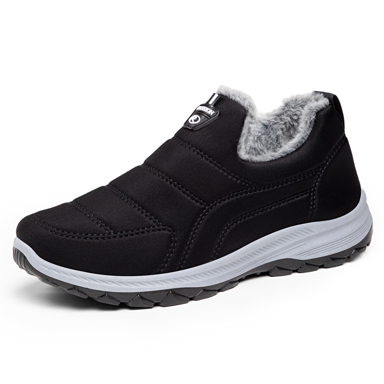 Men's cotton shoes, couple style cotton boots, versatile snow boots, cold-proof and warm men's boots, cross-border large-sized ankle boots Item Picture