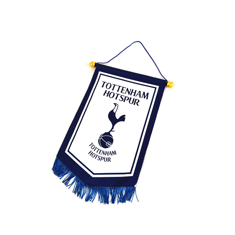 Chuangdong Flag Cross-border Football Team Club Exchange Flag, Oxford Cloth pentagonal flag, fan supplies, bar decoration, hanging flag customization Specification image