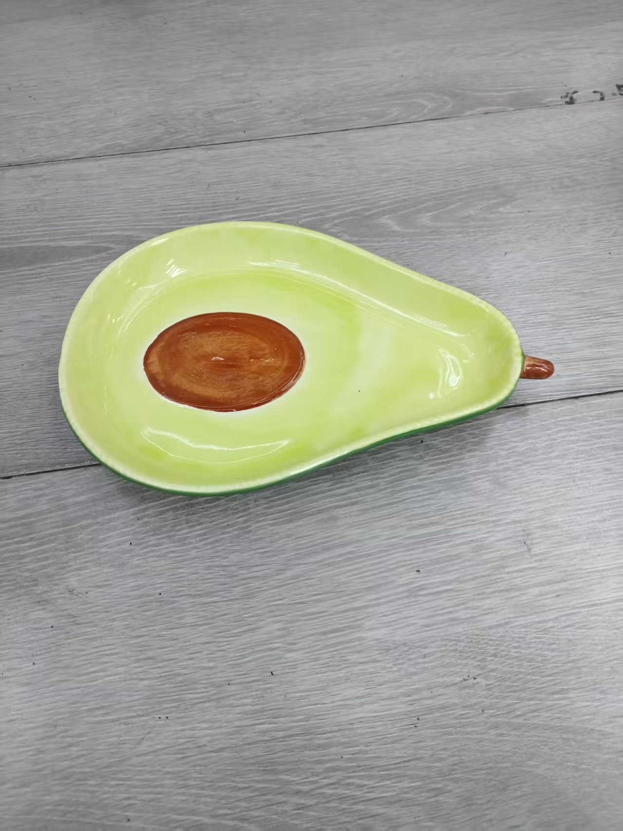 Ceramic avocado plate, ceramic fruit plate, 8-inch ceramic avocado plate, ceramic fruit plate Specification image