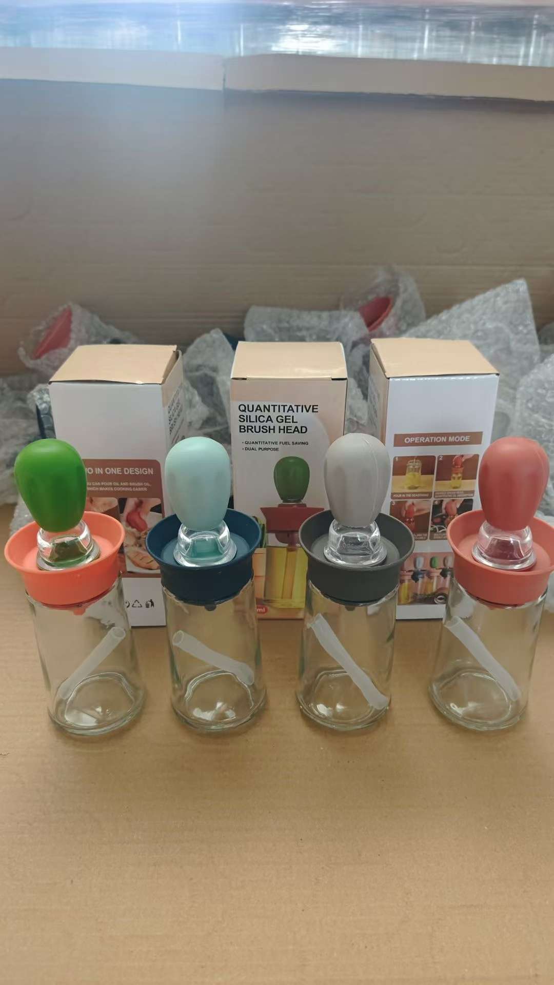 Household glass spray bottle, press-type spray oil pot, kitchen spray oil pot, stainless steel spray bottle, atomized spray oil pot, oil pot seasoning glass oil pot, oil pot seasoning bottle can, kitchen glass bottle undefined