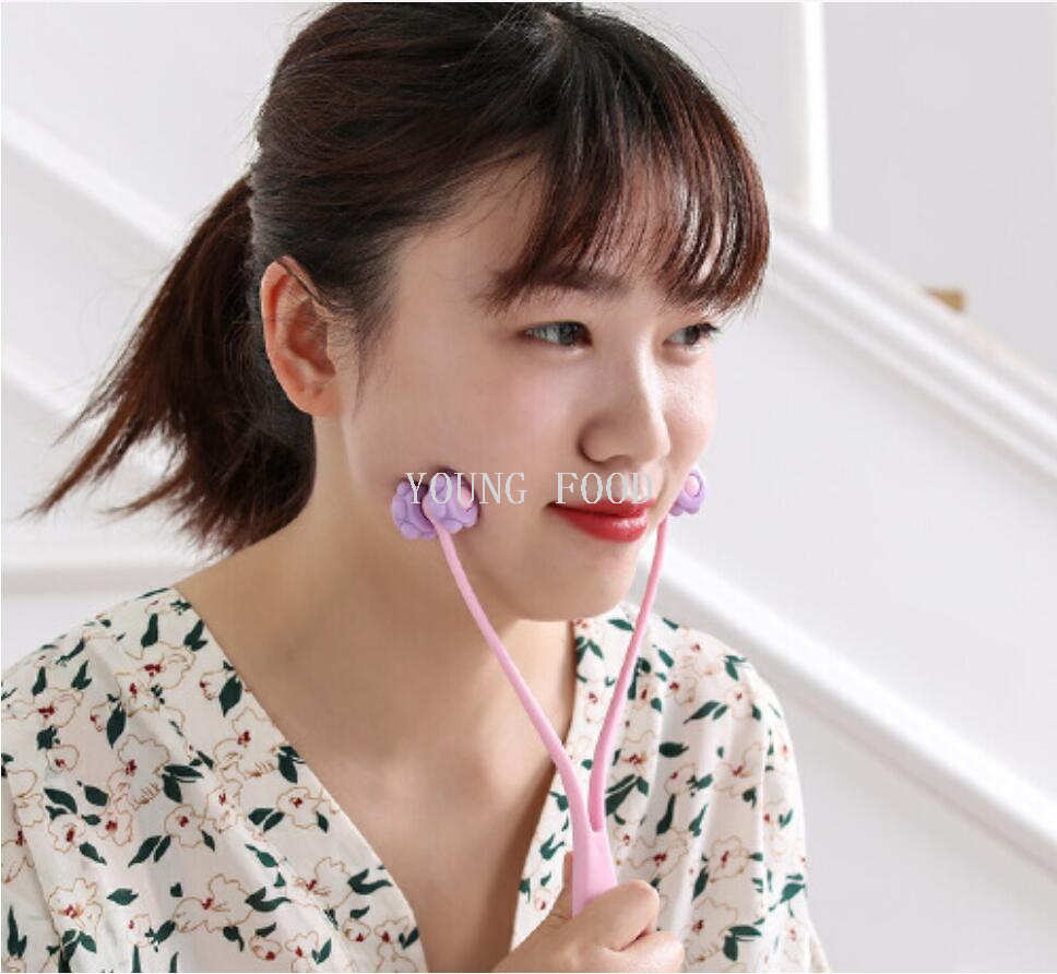包邮！日本进口滚轮脸部按摩器KOKUBO小久保脸部双下巴拉伸消瘦详情3