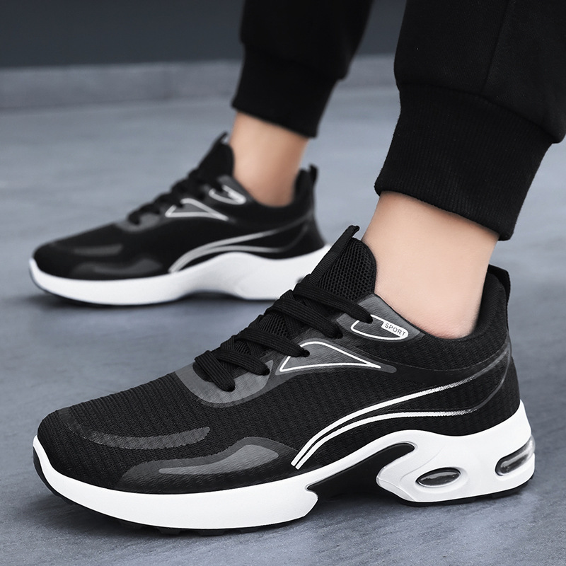 New cross-border men's shoes, Korean-style Feizhi air-cushioned soft-soled shoes, fashionable and trendy breathable sports shoes for men Specification drawing