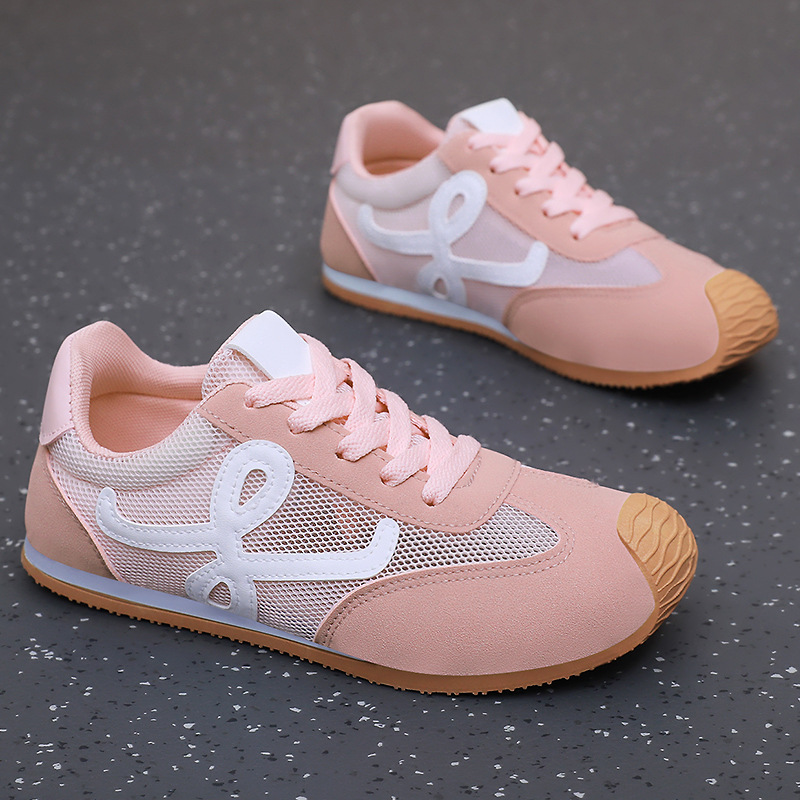 Women's shoes, versatile casual shoes, fashionable and versatile single shoes, soft soles, comfortable and not tiring to the feet, running shoes, breathable mesh shoes Specification drawing