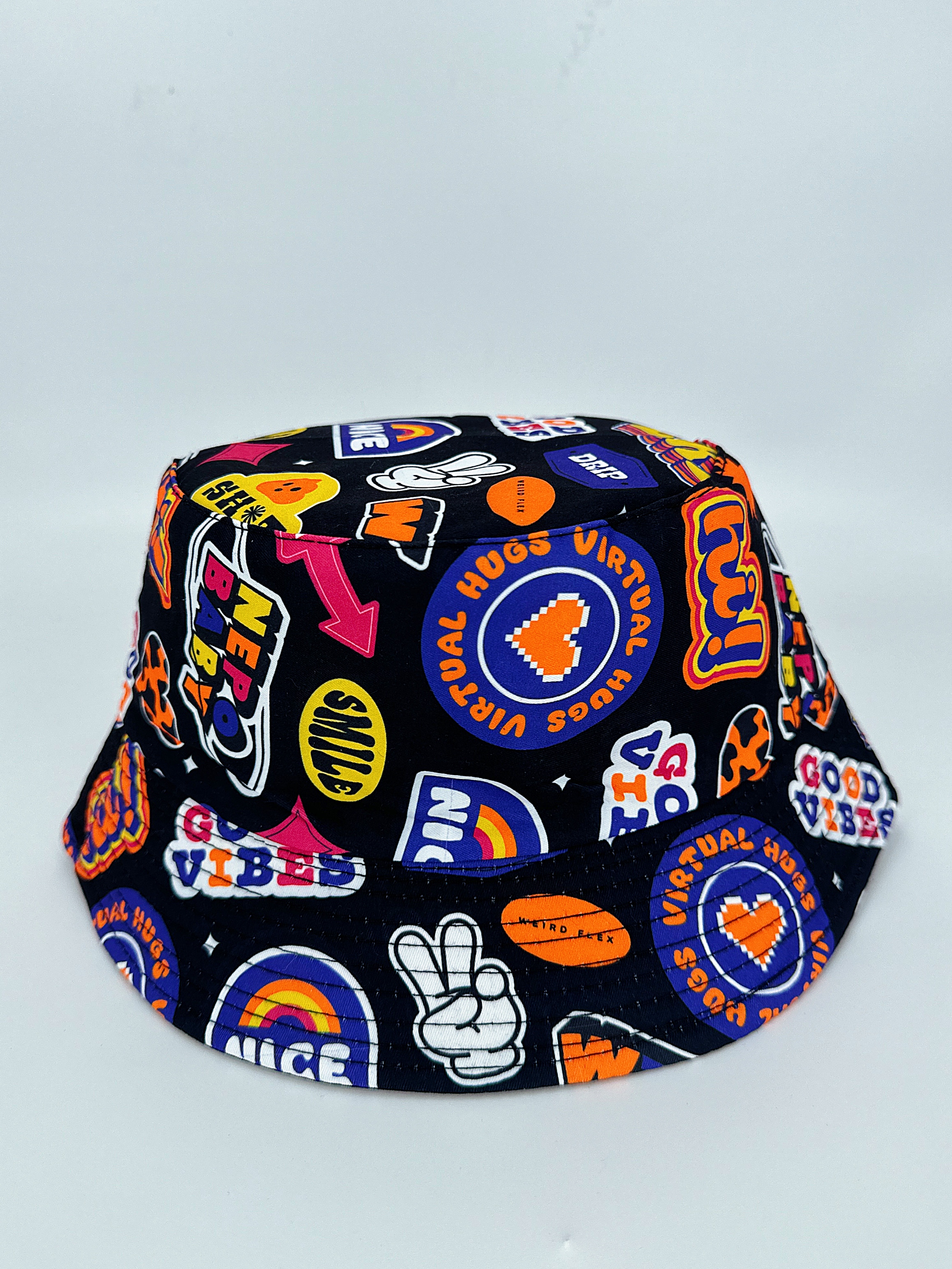 The new spring and summer collection of Biye features a variety of printed double-sided fisherman hats. They are cute, cartoon-like, versatile, and suitable for outdoor sun protection and sun protection. They are foldable and easy to carry. Both men and women are wearing 54CM fisherman hats with a dock circumference Item Picture