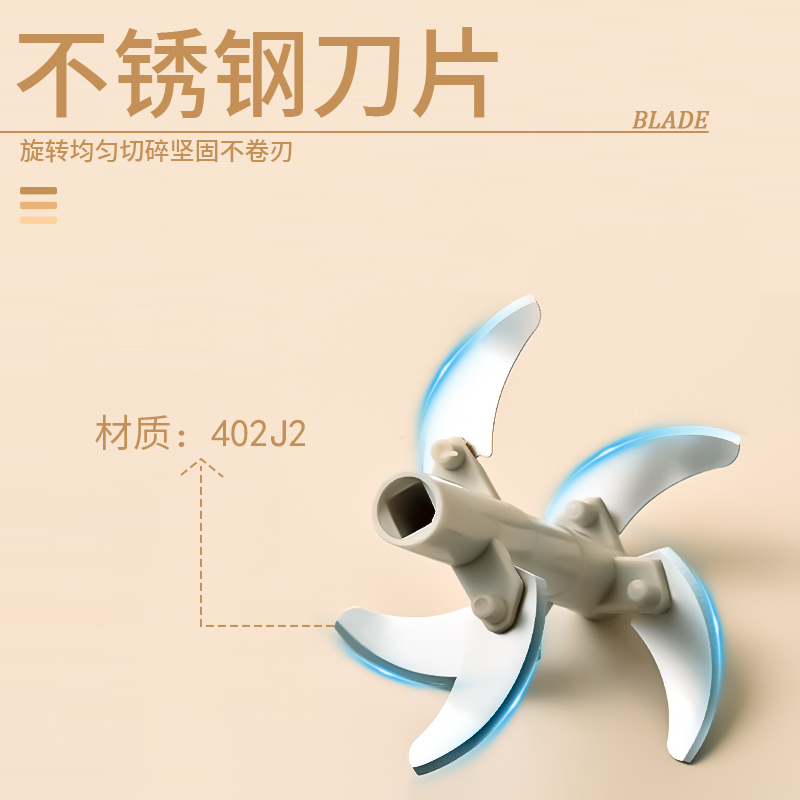 蒜钵/捣蒜器/剥蒜/陶瓷/手动绞肉器白底实物图