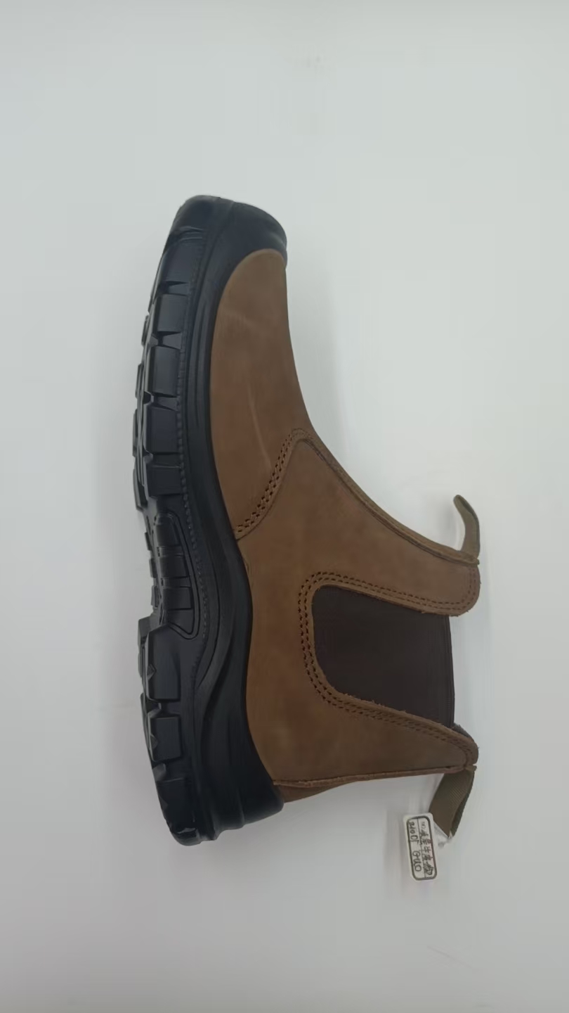 劳保鞋男防砸头层牛皮脚