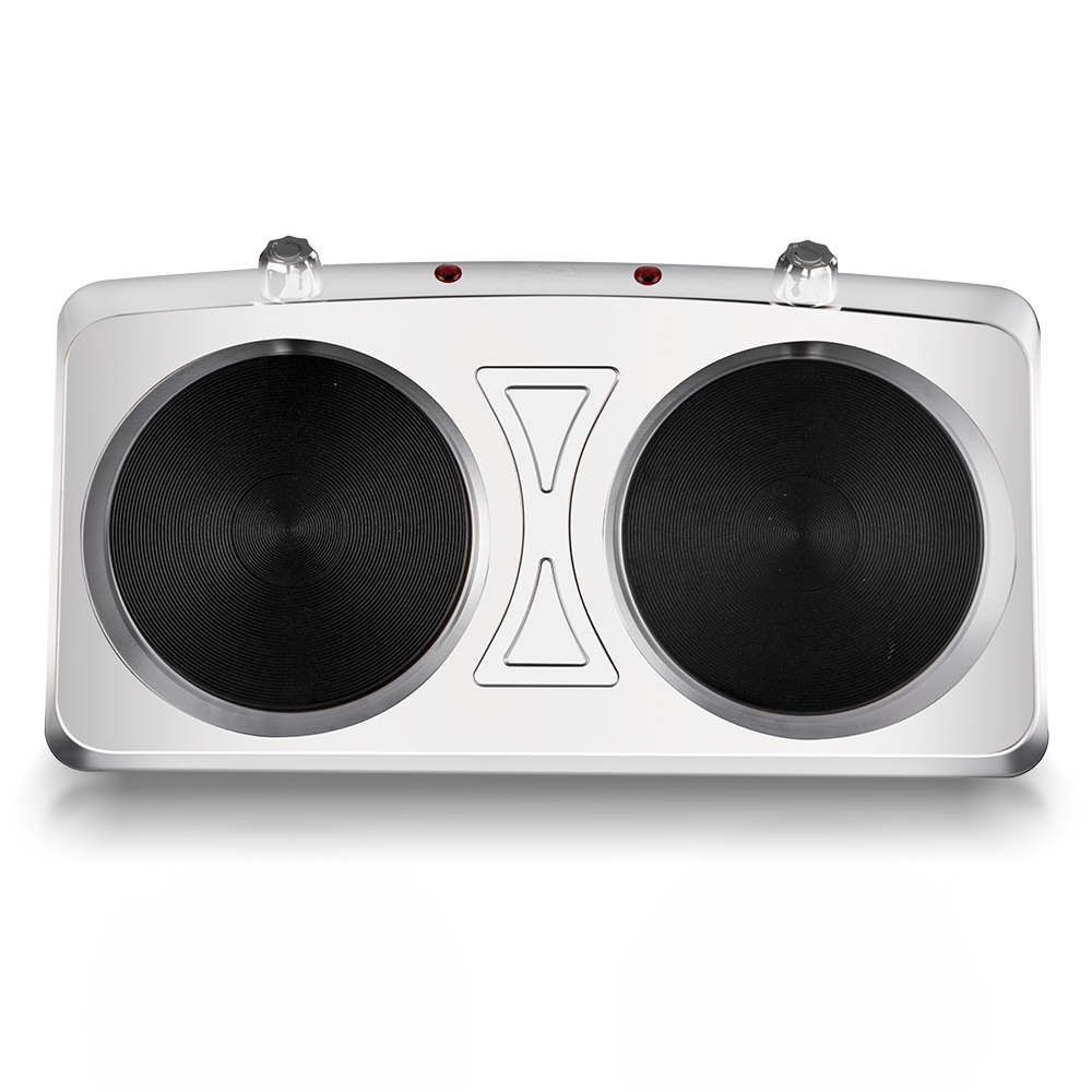 RAF cross-border European standard single-stove double-burner best-selling stainless steel electric stove for cooking rice and boiling water, adjustable and not picky about the pot details Picture