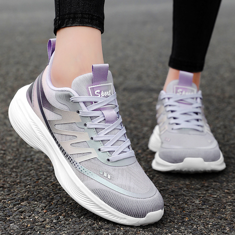 Comfortable and breathable mesh shoes for women, unisex, versatile for couples, running shoes, soft-soled, lightweight sports shoes, casual shoes details Picture