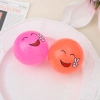 Wholesale of yellow cartoon emoji balls, Children's Day toys, thickened latex balloons details Picture