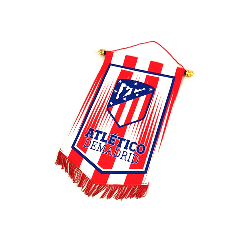 Chuangdong Flag Cross-border Football Team Club Exchange Flag, Oxford Cloth pentagonal flag, fan supplies, bar decoration, hanging flag customization details Picture