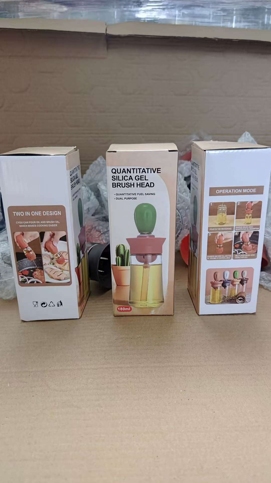 Household glass spray bottle, press-type spray oil pot, kitchen spray oil pot, stainless steel spray bottle, atomized spray oil pot, oil pot seasoning glass oil pot, oil pot seasoning bottle can, kitchen glass bottle undefined