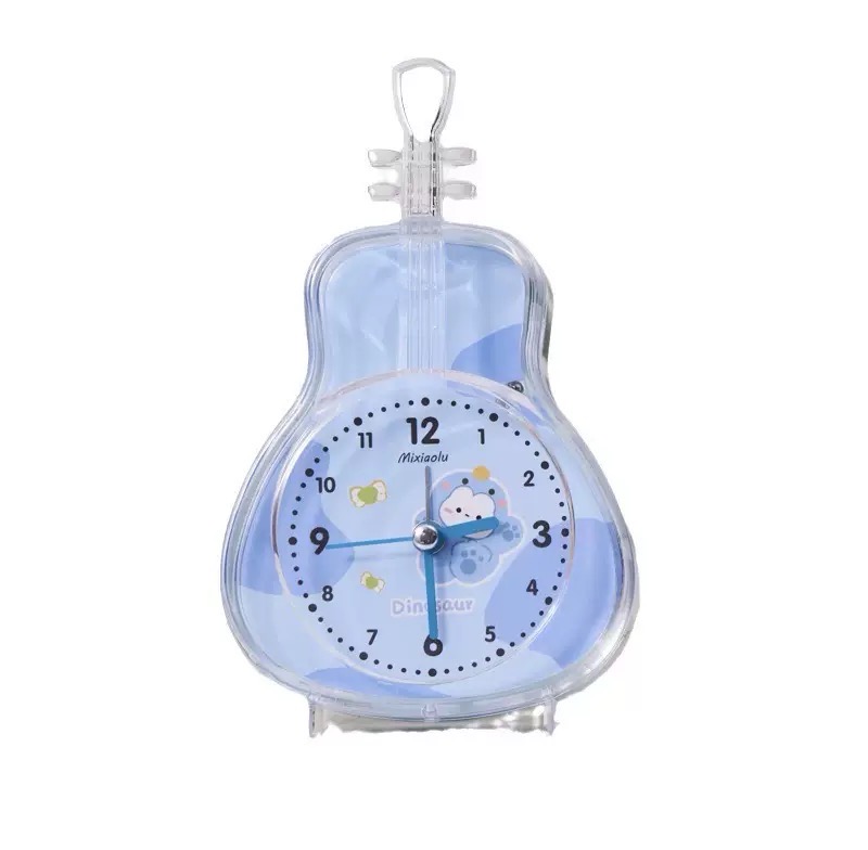 Wholesale cartoon alarm clocks with night lights, violin alarm clocks, children and students' special clocks, cute silent alarm clocks, popular online alarm clocks, cooking timers, alarm clocks, table clocks and wall clocks detail image 10