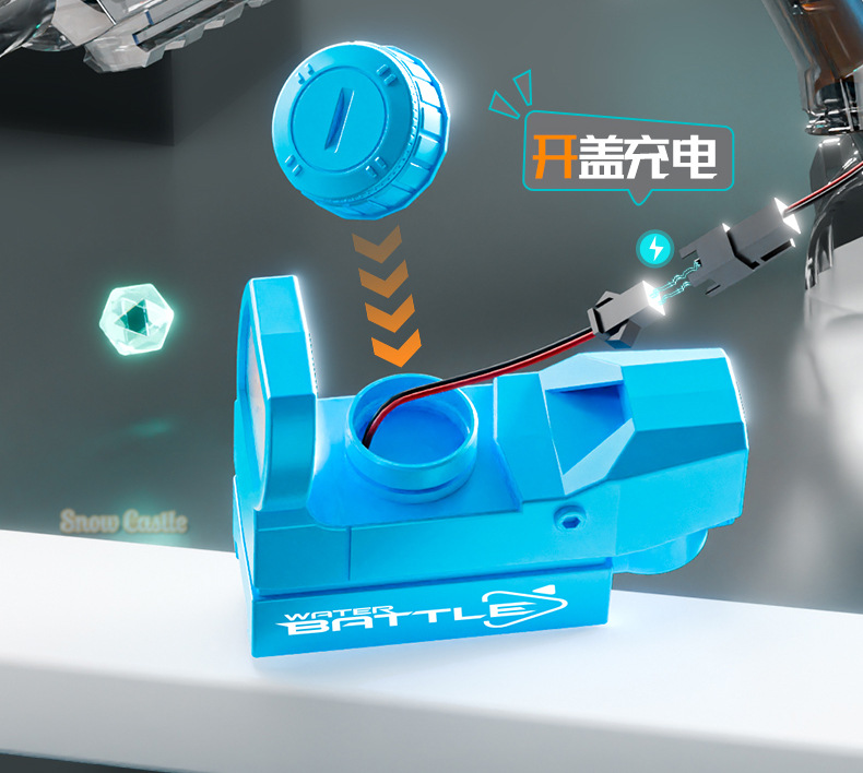 跨境新款沙鹰电动连发水枪大容量双模式泼水节户外戏水玩具水枪详情19