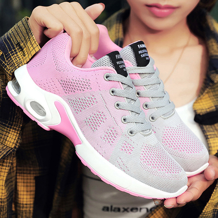 Women's export large-sized women's shoes, casual shoes, breathable mom shoes, lightweight air-cushioned cross-border sports shoes, women's shoes details Picture