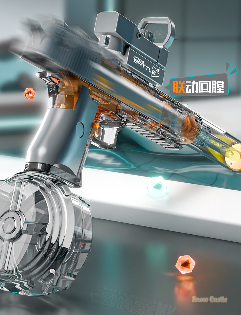 跨境新款沙鹰电动连发水枪大容量双模式泼水节户外戏水玩具水枪详情10