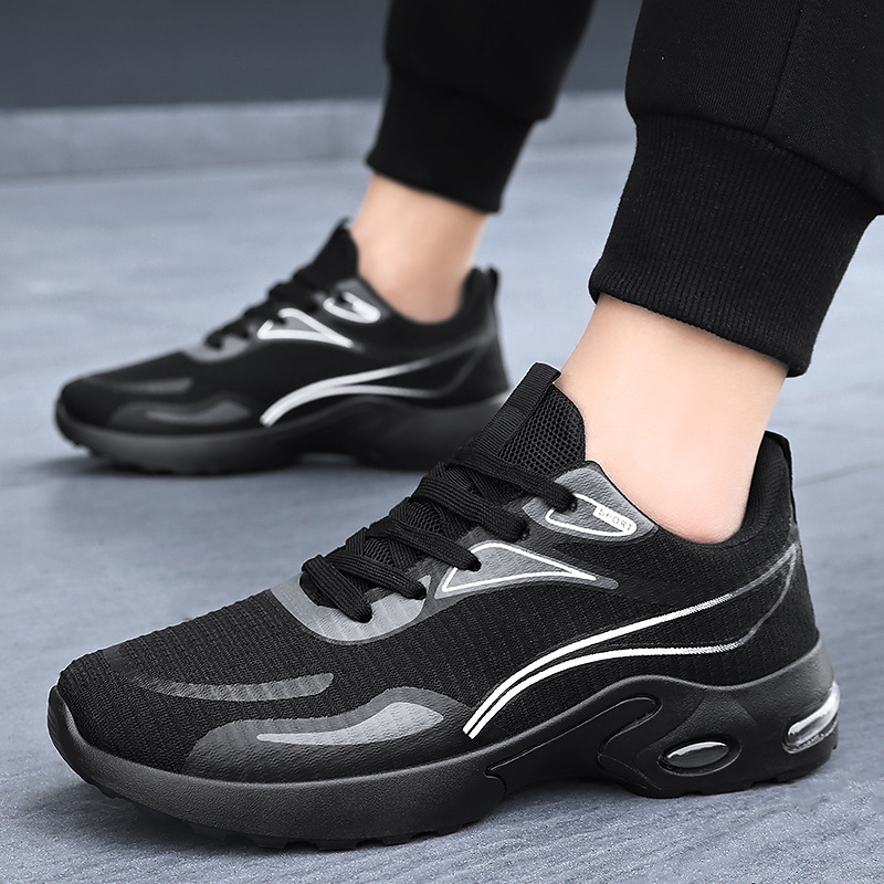 New cross-border men's shoes, Korean-style Feizhi air-cushioned soft-soled shoes, fashionable and trendy breathable sports shoes for men Application Scenario
