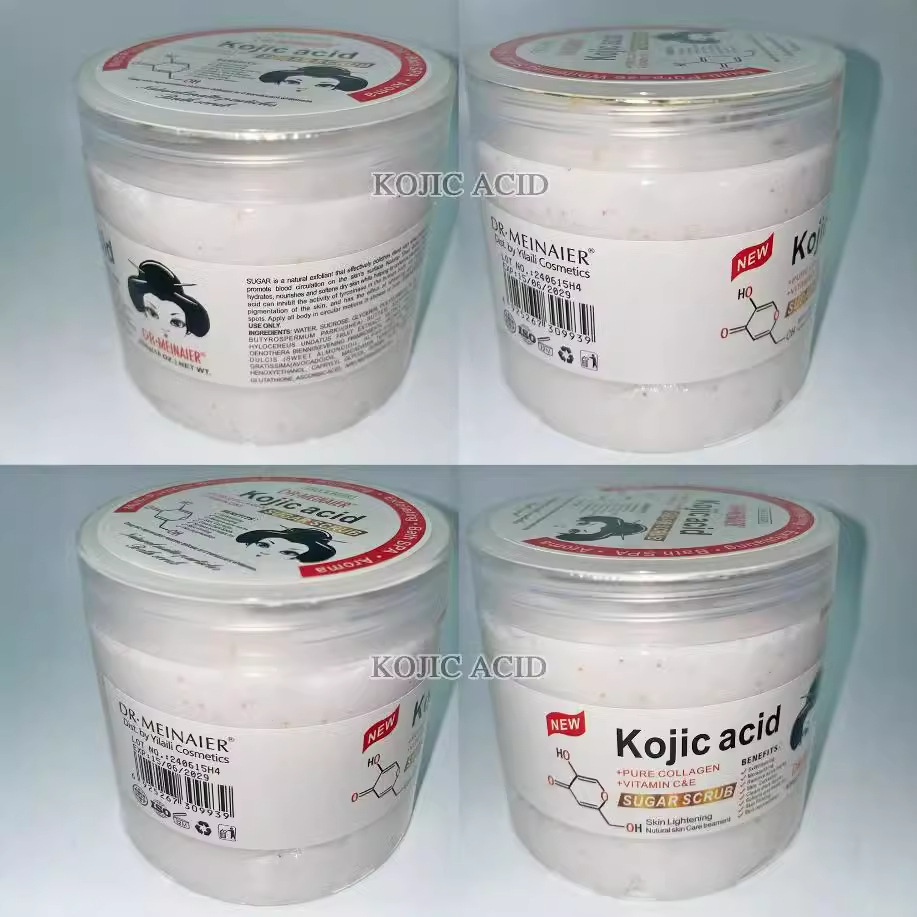 Cross-border Kojic acid Bath Salt Brightening Moisturizing Scrub Deep Exfoliation and chicken Skin Removal Kojic Acid Grinding Sugar 680g Application Scenario
